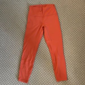 Lululemon Highrise Align leggings 25” size 8